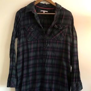 Plaid GAP T-shirt Dress
